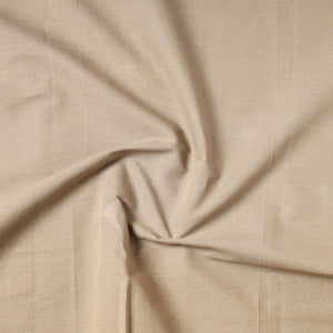 Brown - Prewashed Plain Dyed Flex Cotton Precut Fabric (1.35 meter) 54