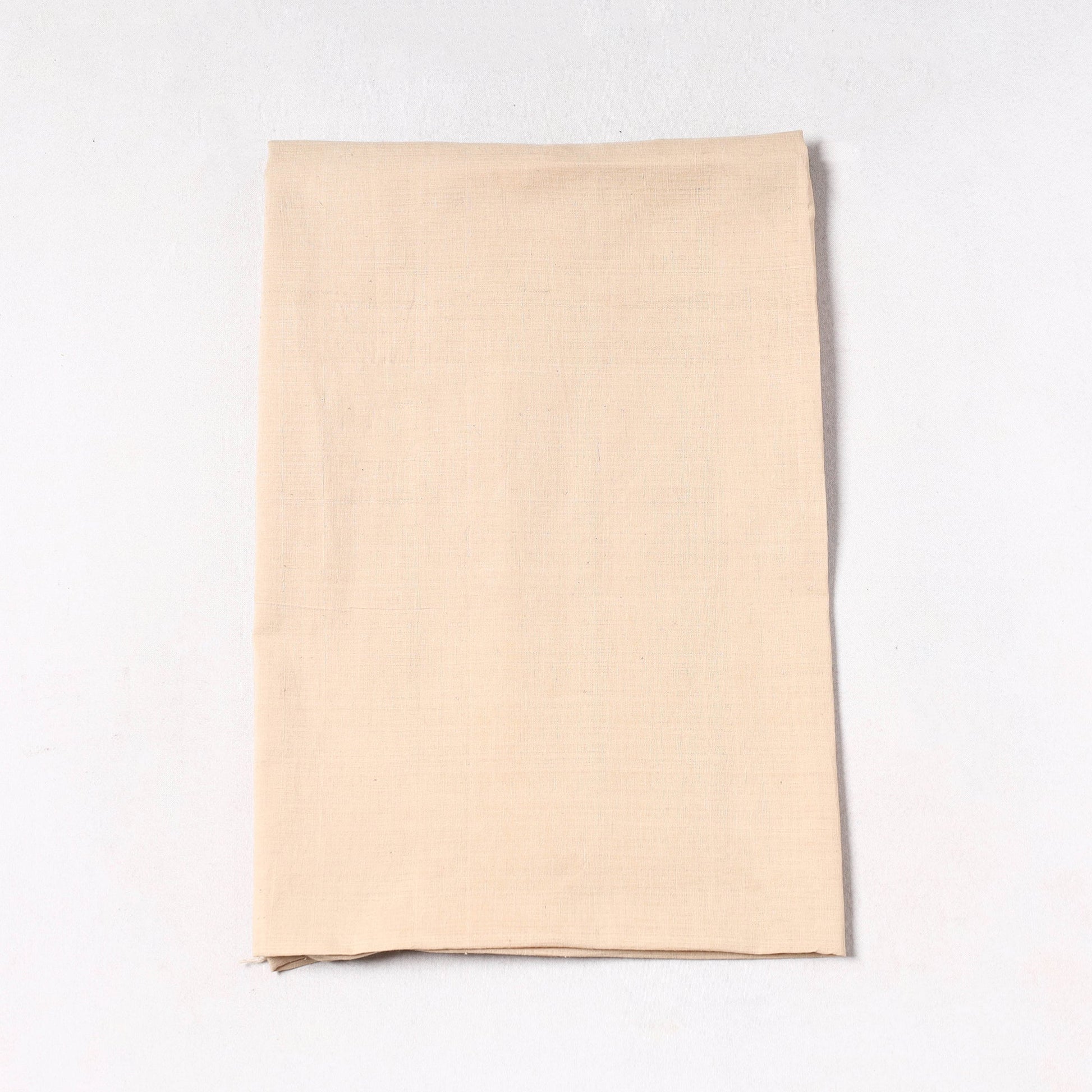 Beige - Prewashed Plain Dyed Flex Cotton Precut Fabric (0.75 meter) 66