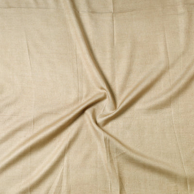 Beige - Vidarbha Handloom Pure Tussar x Katia Silk Precut Fabric (0.7 meter) 25