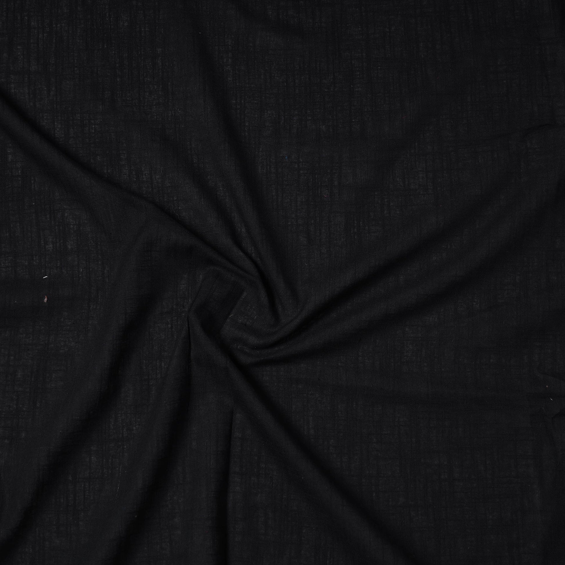 Black - Vidarbha Handloom Pure Tussar x Katia Silk Precut Fabric (1 meter) 52