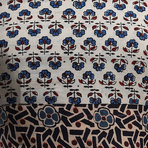 Beige - Bagh Block Printed Cotton Blouse Piece