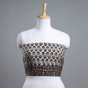 Beige - Bagh Block Printed Cotton Blouse Piece