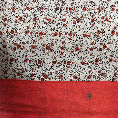 Beige - Bagh Block Printed Cotton Blouse Piece