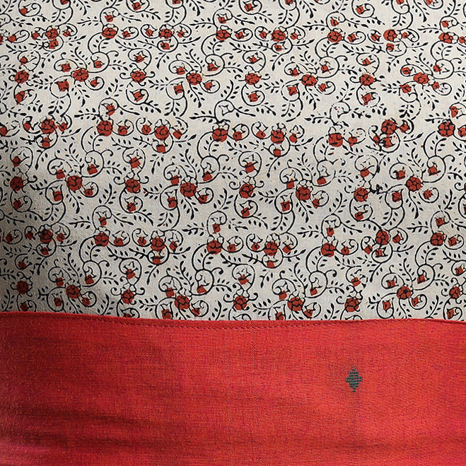 Beige - Bagh Block Printed Cotton Blouse Piece