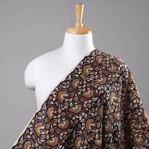Black - Dabu Bagru Block Print Cotton Fabric