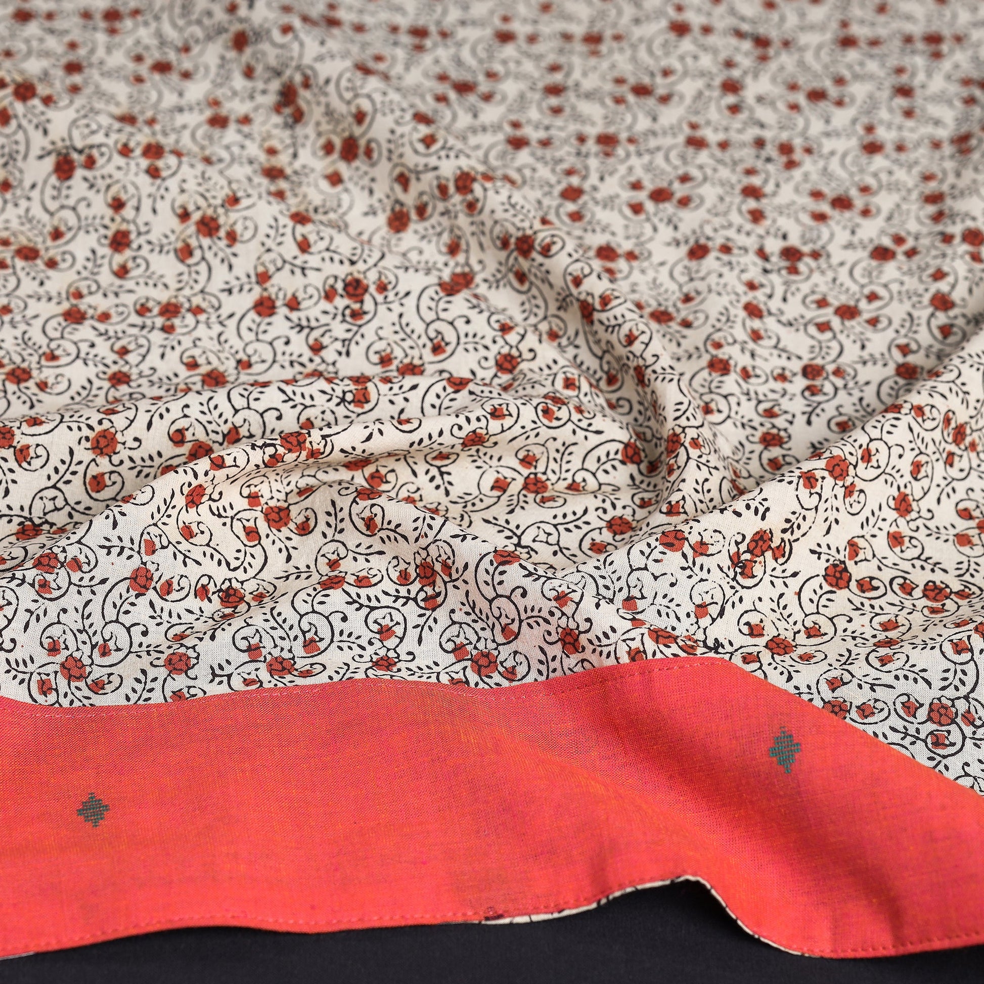 Beige - Bagh Block Printed Cotton Blouse Piece