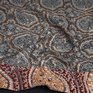 Blue - Ajrakh Block Printed Cotton Blouse Piece