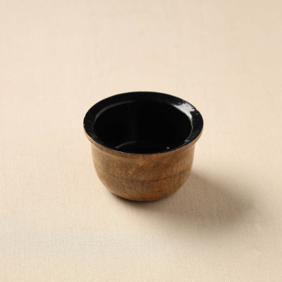 Brown - Handcrafted Mango Wooden Bowl (3 x 3 in)