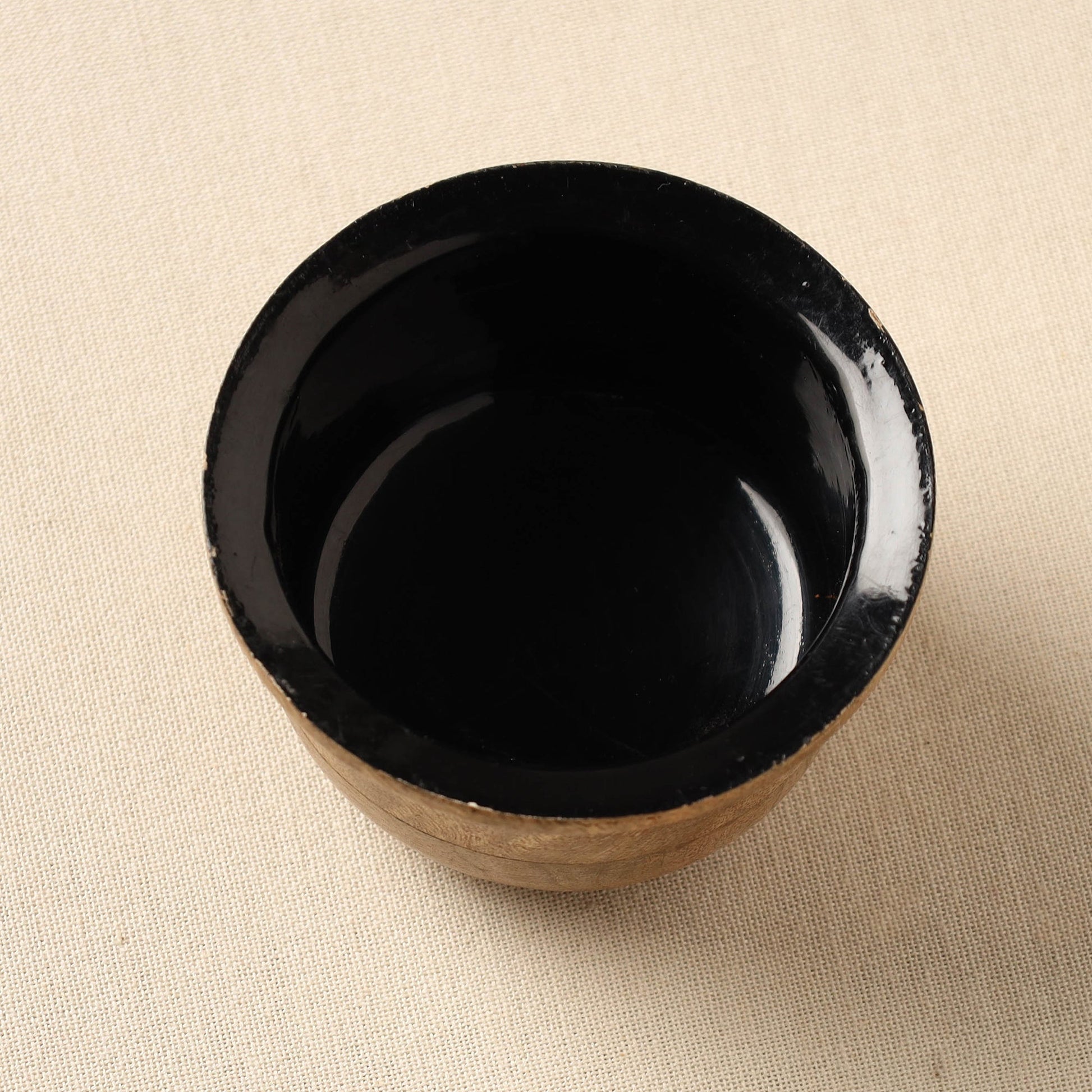 Brown - Handcrafted Mango Wooden Bowl (3 x 3 in)