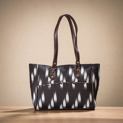 Brown - Handcrafted Cotton Shoulder Bag