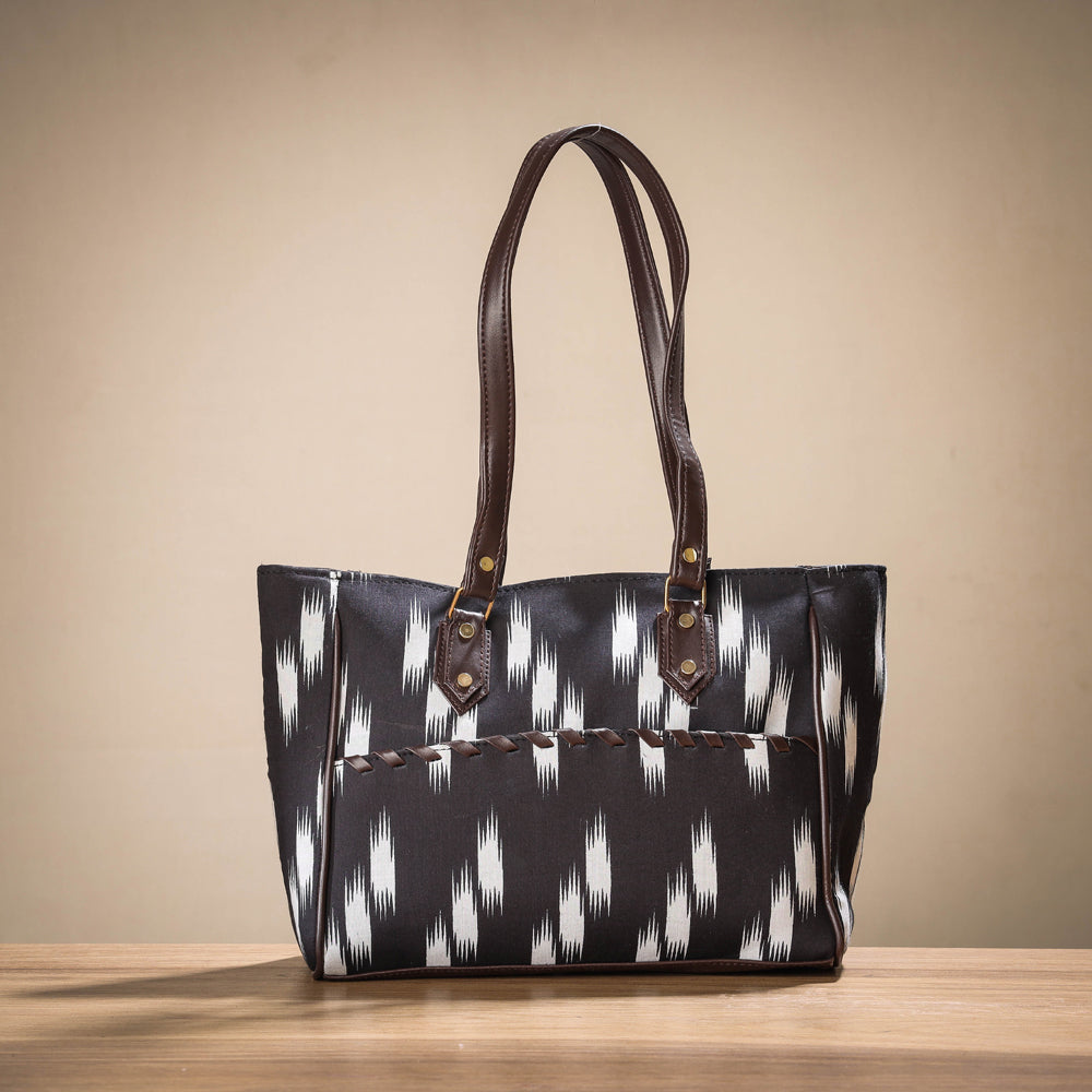 Brown - Handcrafted Cotton Shoulder Bag