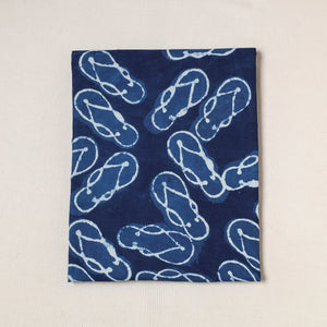 Blue - Bindaas Art Block Printed Cotton Precut Fabric
