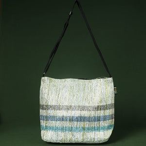 Beige - Upcycled Weave Handmade Sling Bag