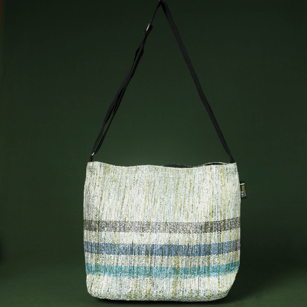 Beige - Upcycled Weave Handmade Sling Bag