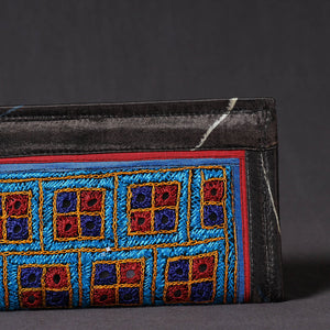Black - Kutchi Embroidery Mirror Work Clutch