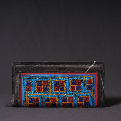 Black - Kutchi Embroidery Mirror Work Clutch