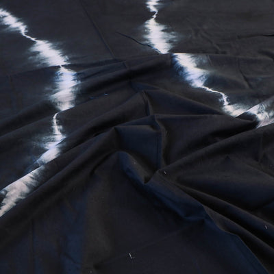 Black - Tie & Dye Cotton Double Shibori Bed Sheet Set