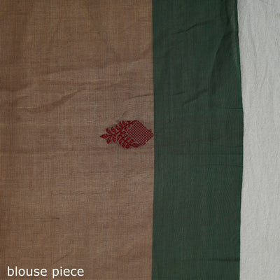 Brown - Cotton Thread Buti Dharwad Saree 05