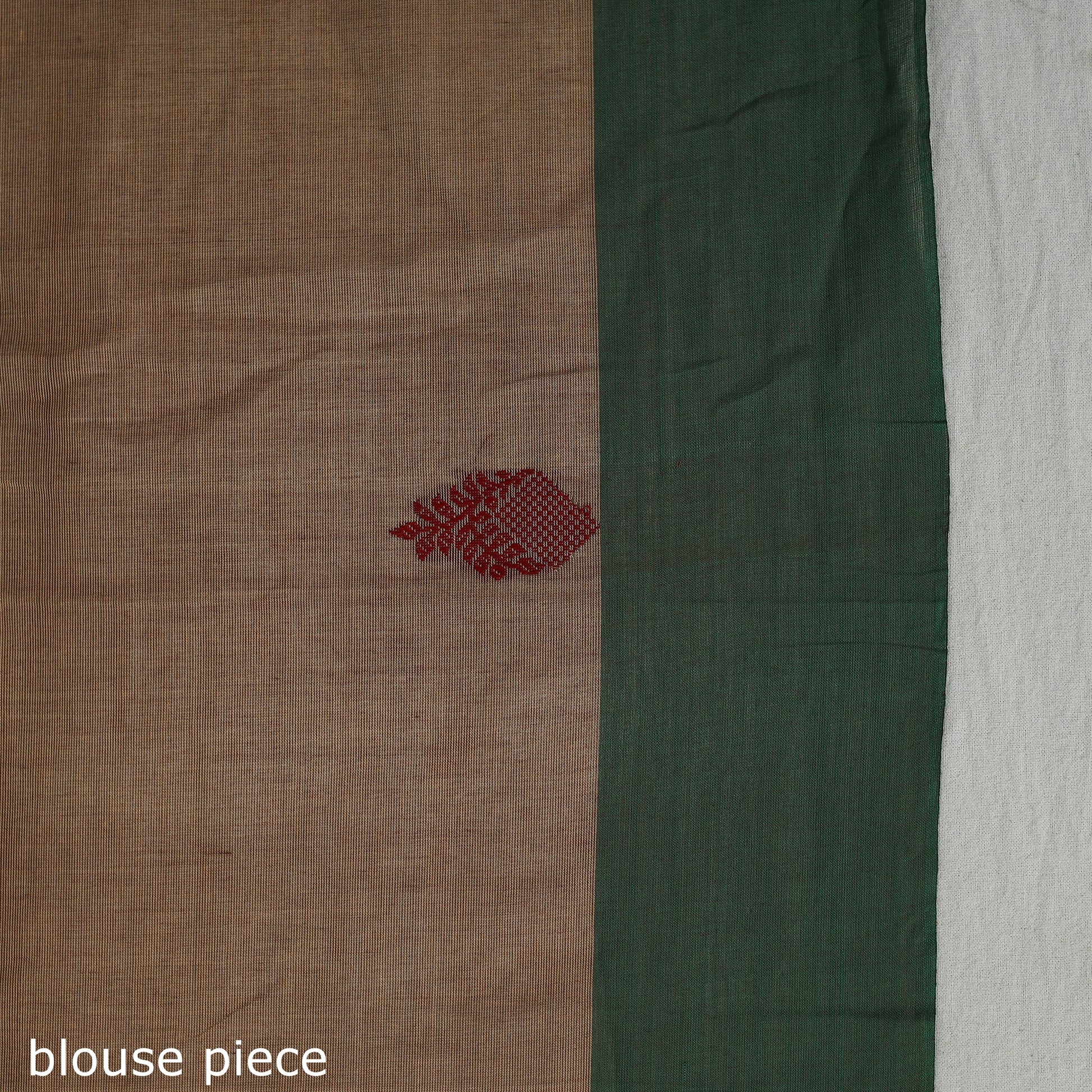 Brown - Cotton Thread Buti Dharwad Saree 05