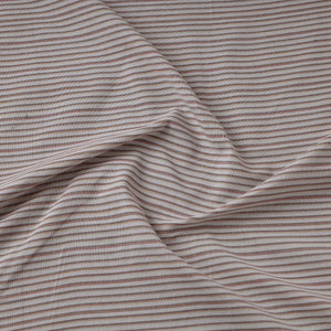 Brown - Jhiri Pure Handloom Cotton Fabric
