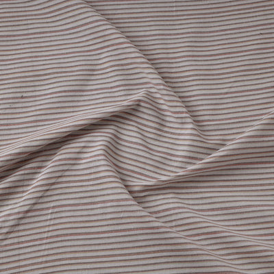Brown - Jhiri Pure Handloom Cotton Fabric