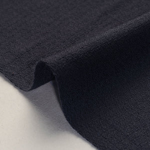 Black - Kumaun Handwoven Merino Woollen Fabric