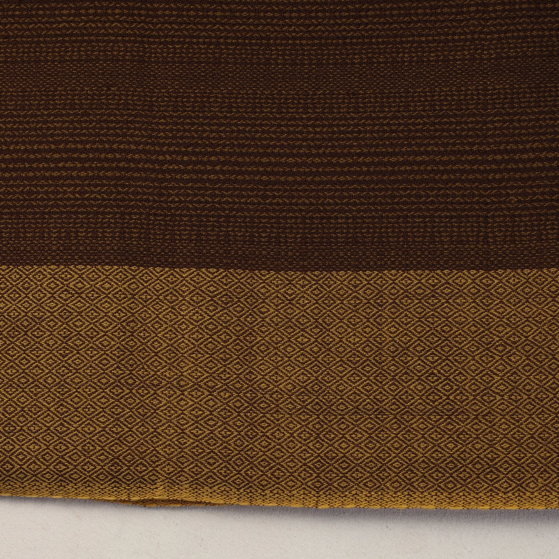 Brown - Kumaun Handwoven Merino Woollen Fabric 05