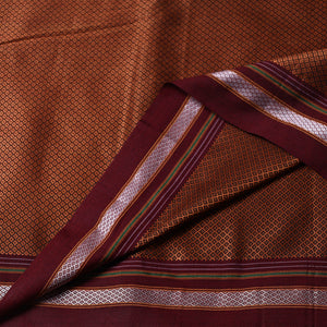 Brown - Karnataka Khun Weave Cotton Fabric