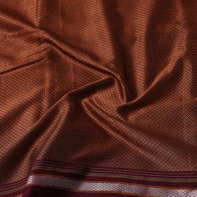 Brown - Karnataka Khun Weave Cotton Fabric