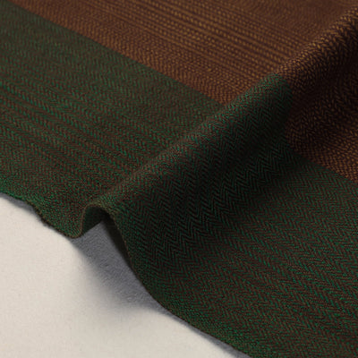 Brown - Kumaun Handwoven Merino Woollen Fabric