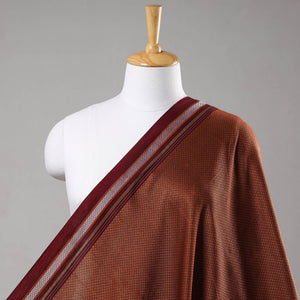 Brown - Karnataka Khun Weave Cotton Fabric
