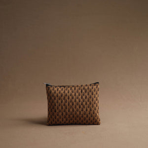 Brown - Handmade Cotton Multipurpose Utility Pouches (set of 3) 03