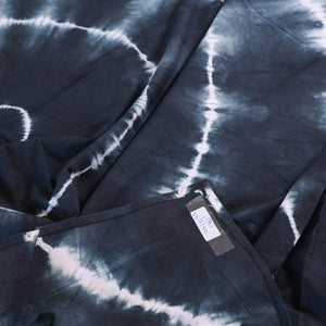 Black - Tie & Dye Cotton Double Shibori Bed Sheet Set