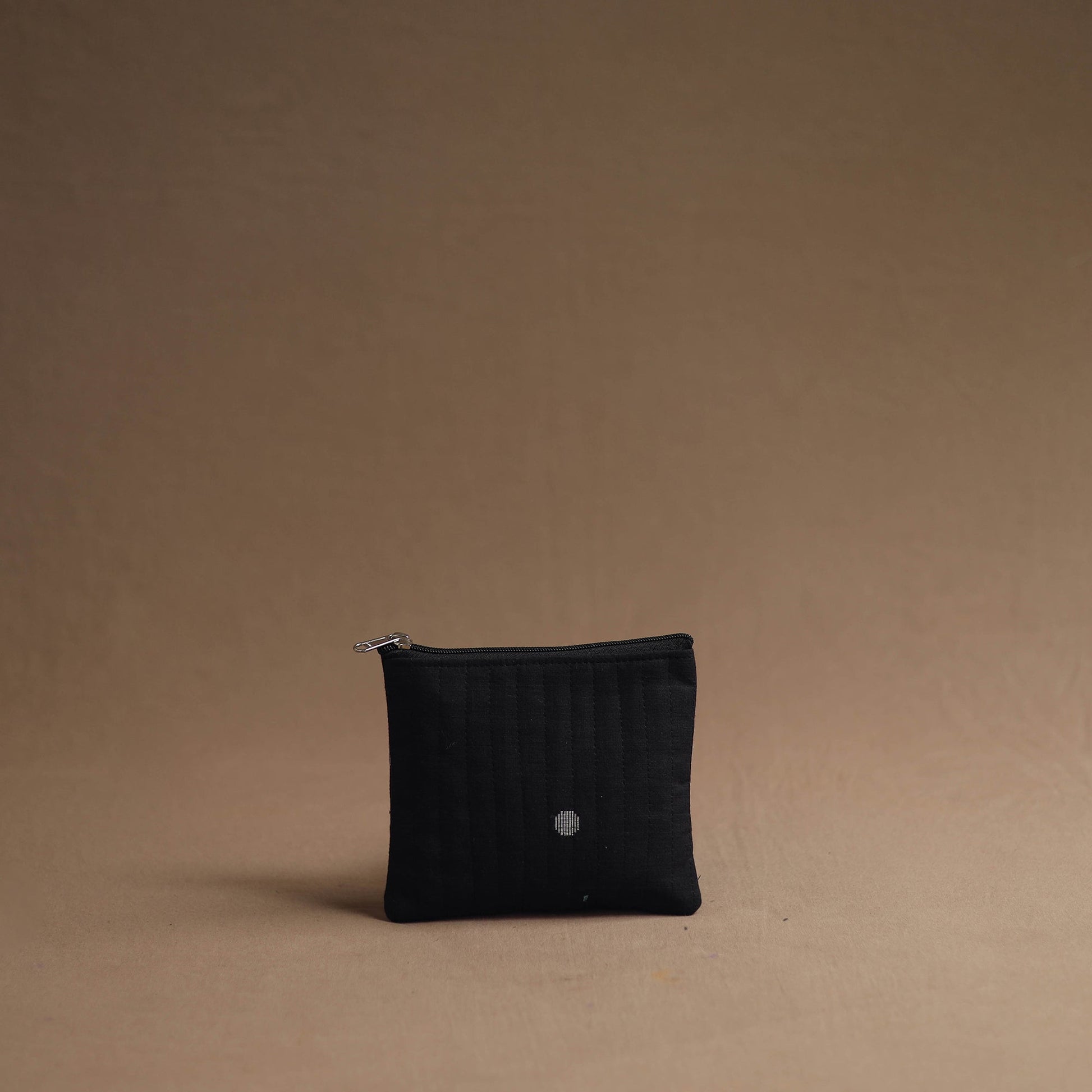 Black - Handmade Cotton Multipurpose Utility Pouches (set of 3) 06