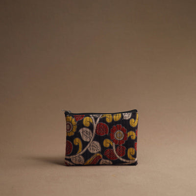 Black - Handmade Cotton Multipurpose Utility Pouches (set of 3) 22