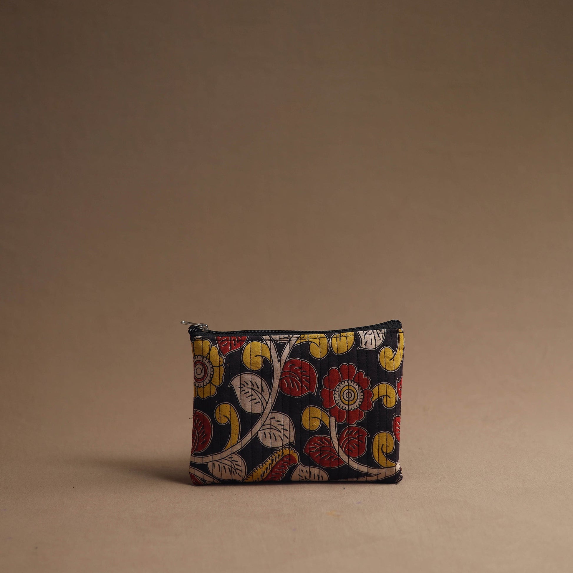 Black - Handmade Cotton Multipurpose Utility Pouches (set of 3) 22