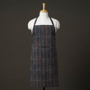 Ajrakh Block Printed Cotton Apron with Pocket