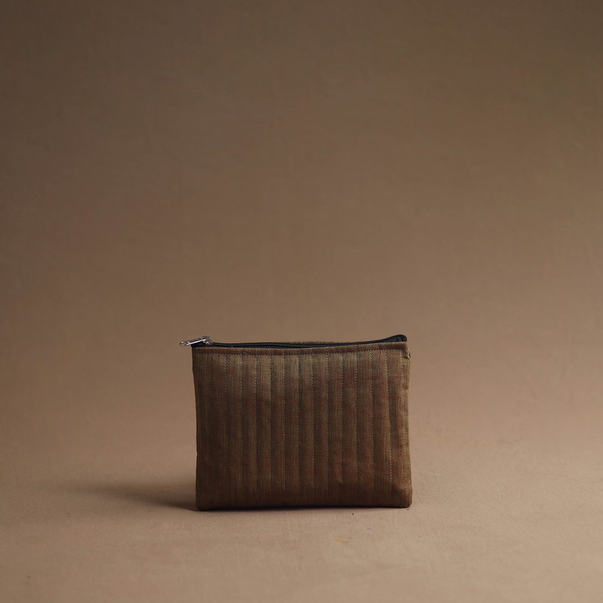 Brown - Handmade Cotton Multipurpose Utility Pouches (set of 3) 23