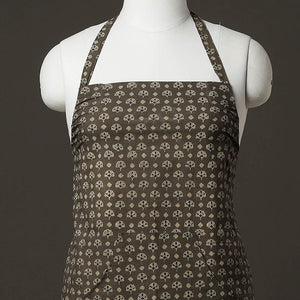 Ajrakh Block Printed Cotton Apron with Pocket