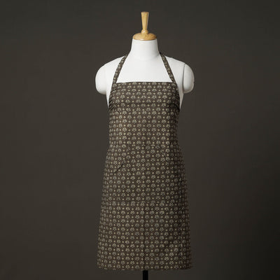 Ajrakh Block Printed Cotton Apron with Pocket