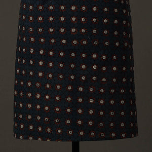 Ajrakh Block Printed Cotton Apron with Pocket