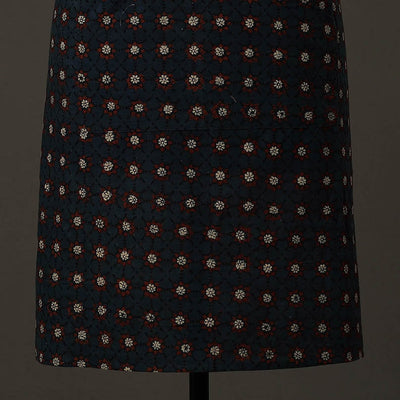 Ajrakh Block Printed Cotton Apron with Pocket