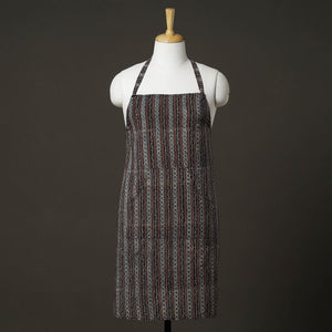 Ajrakh Block Printed Cotton Apron with Pocket