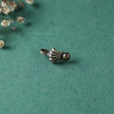 Antique Padma Sterling Silver Nosepin
