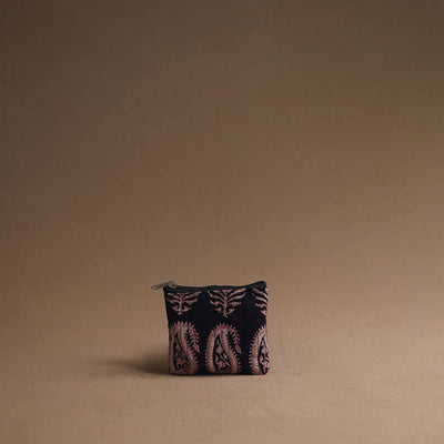 Black - Handmade Cotton Multipurpose Utility Pouches (set of 3) 28