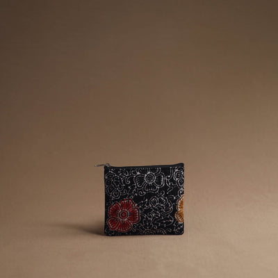 Black - Handmade Cotton Multipurpose Utility Pouches (set of 3) 32