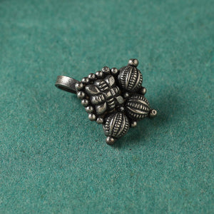 Antique Padma Sterling Silver Nosepin