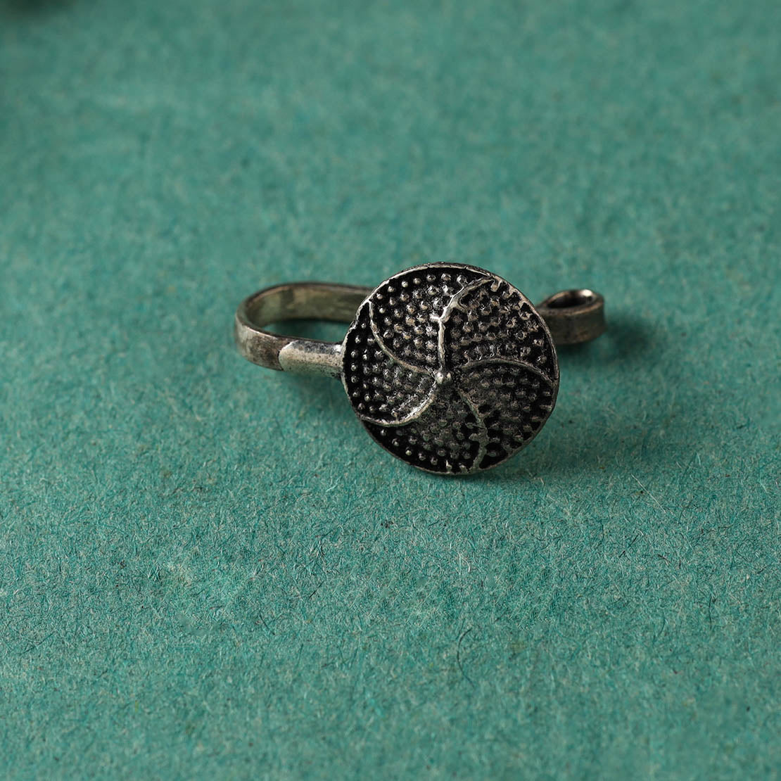 Antique Padma Sterling Silver Nosepin