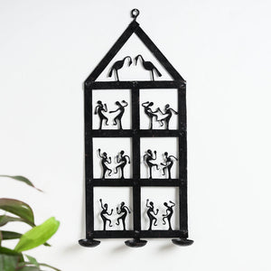 Bastar Tribal Wrought Penal Diya / Candle Stand