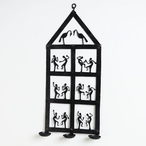 Bastar Tribal Wrought Penal Diya / Candle Stand